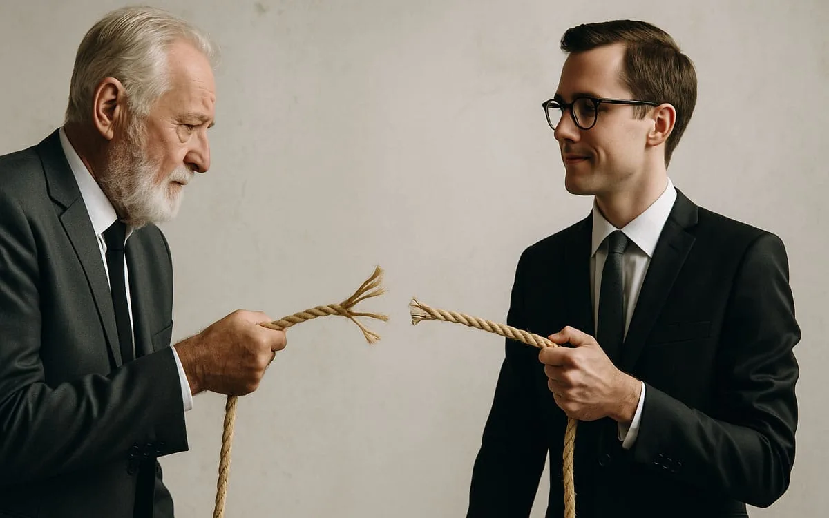 Lasciar andare: l’arte del filo spezzato