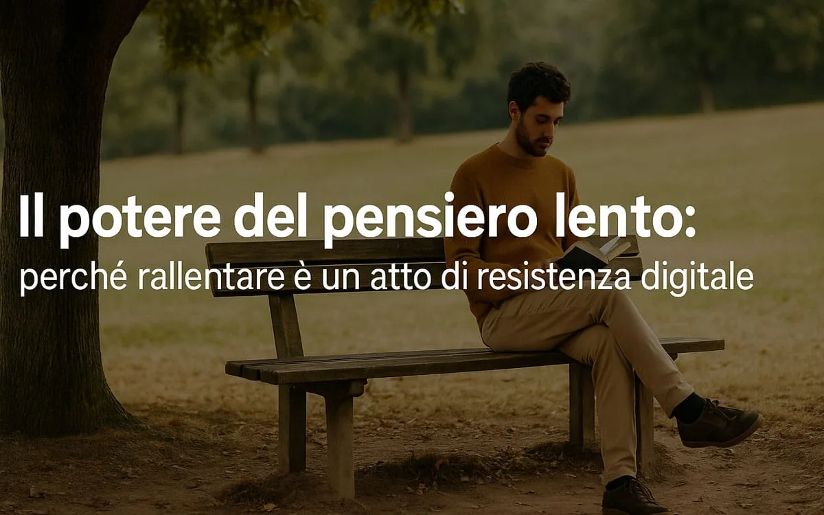 Il potere del pensiero lento: rallentare per resistere