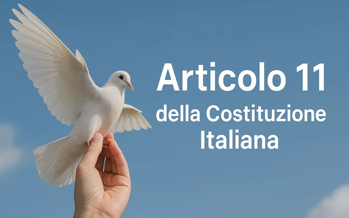 Articolo 11 – Ripudio della guerra