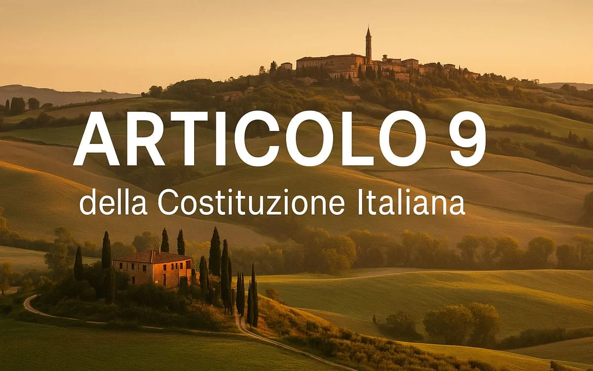 Articolo 9 – Cultura, ricerca e paesaggio