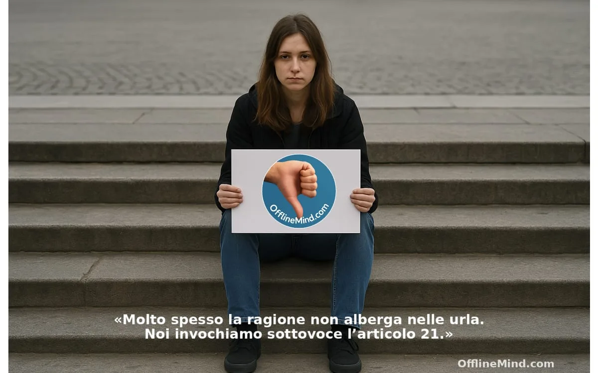 La protesta silenziosa è vera resistenza