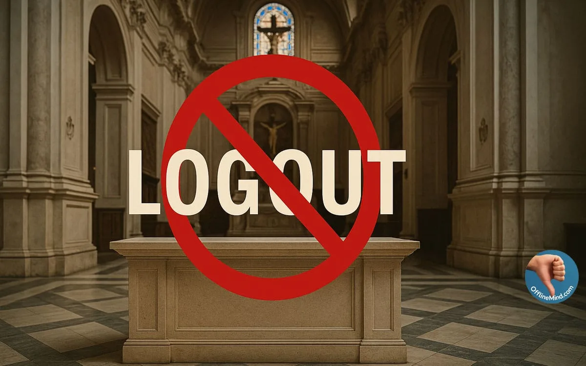 Quando la Chiesa diventa come un social e banna i fedeli