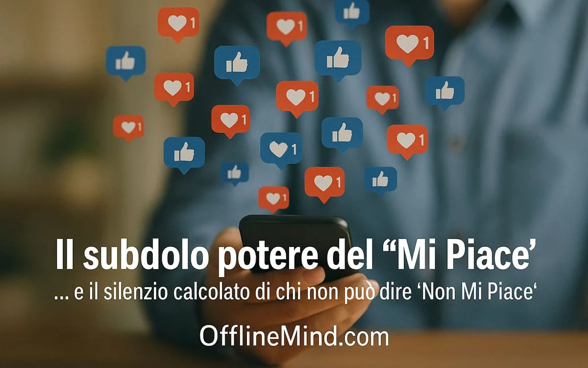 Il subdolo potere del like e il silenzio del dissenso