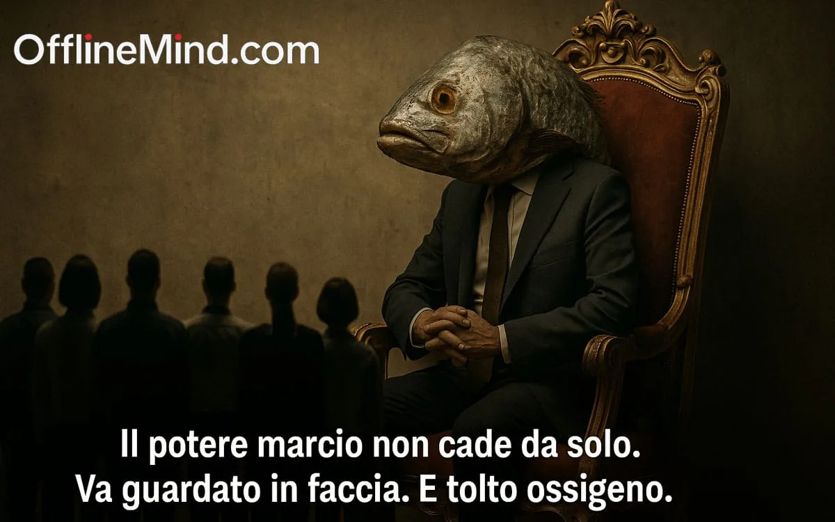 Quando il potere è marcio, tutto marcisce