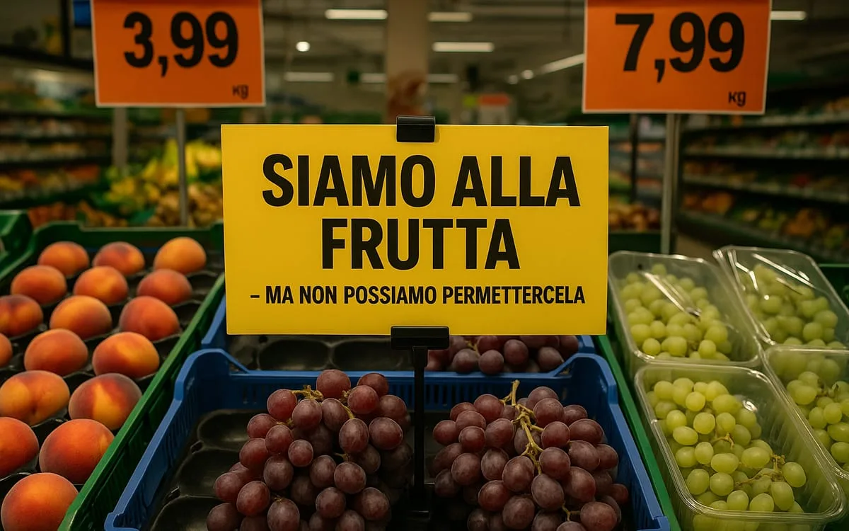 Siamo alla frutta (e non possiamo permettercela)