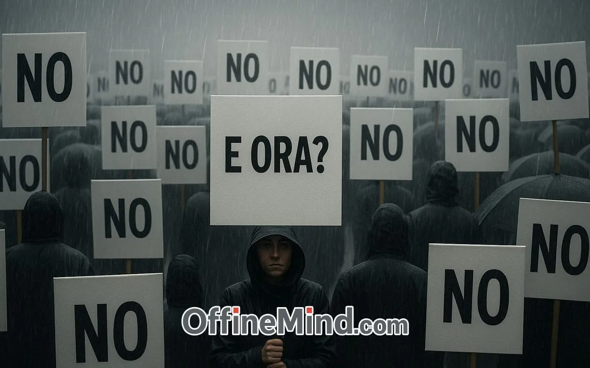 Cultura del contro: distruggere senza costruire