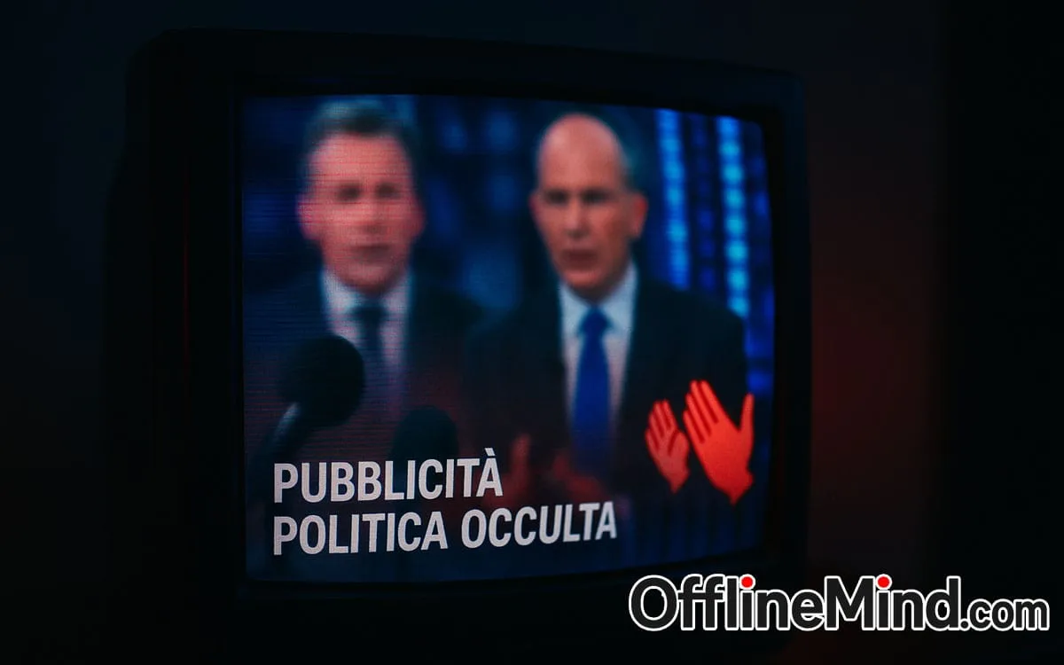 Pubblicità politica tv e legge: il trucco