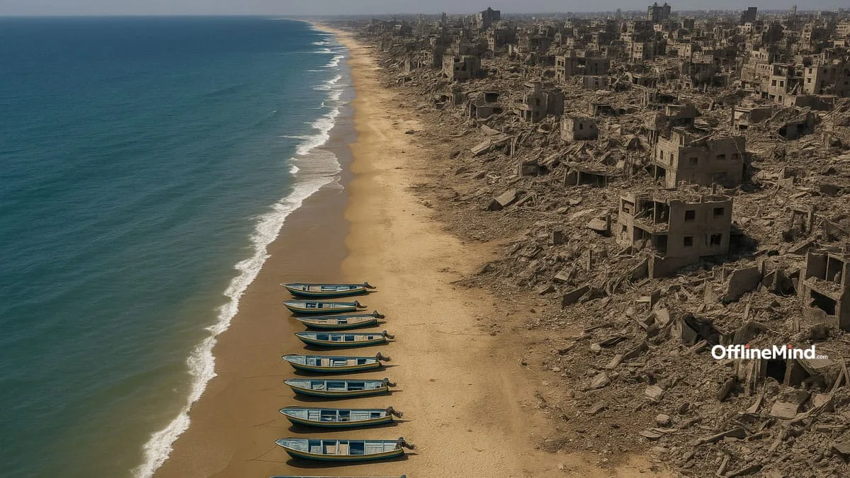Gaza e il mare negato, costa senza libertà