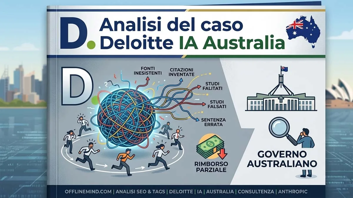 Quando l’IA scrive rapporti pubblici: il caso Deloitte in Australia