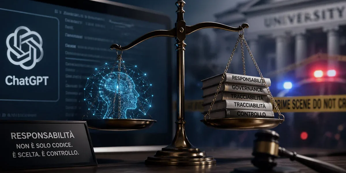 AI e responsabilità: il caso Florida e il limite che non possiamo ignorare