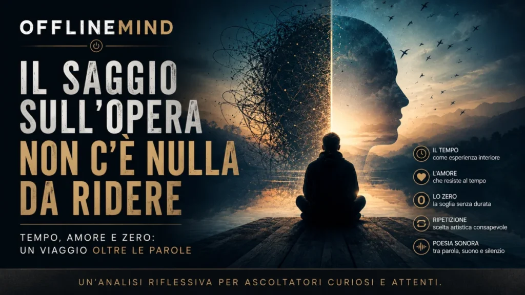 Il saggio su Non C'è Nulla da Ridere di Salvatore Martino: tempo, amore e Zero oltre le parole