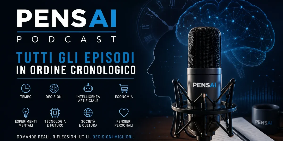 Podcast PENSAI: Tutti gli Episodi in Ordine Cronologico