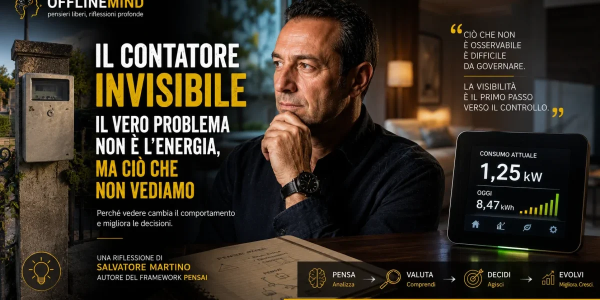 Il contatore invisibile: perché vedere cambia il comportamento