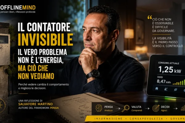 Il contatore invisibile: perché vedere cambia il comportamento