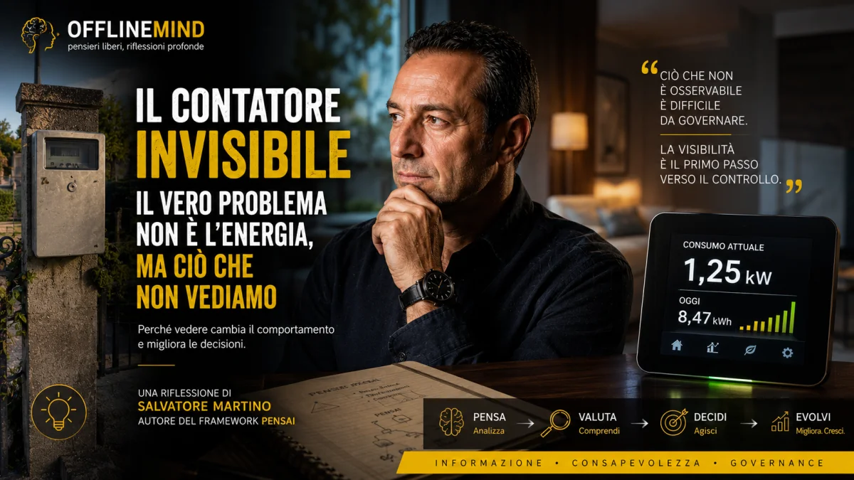 Il contatore invisibile: vedere i consumi energetici cambia il comportamento e migliora le decisioni