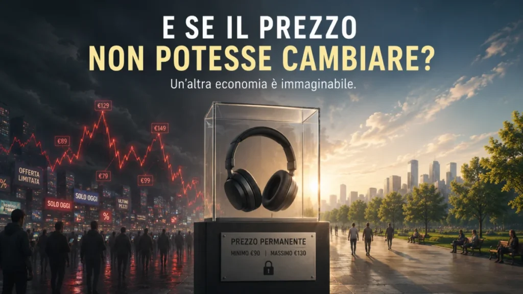 lampada con cartellino del prezzo cancellato e riscritto più volte – saggio sul prezzo libero filosofia OfflineMind