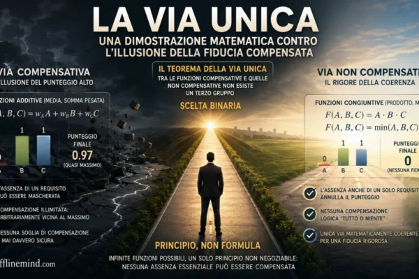 La via unica della fiducia algoritmica: dimostrazione matematica