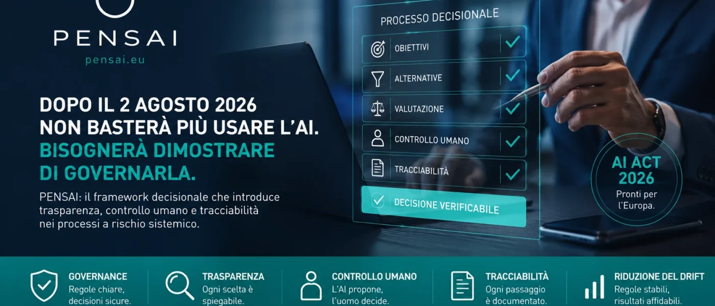 AI Act 2026: perché PENSAI aiuta le aziende a governare l’intelligenza artificiale