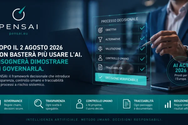 AI Act 2026: perché PENSAI aiuta le aziende a governare l’intelligenza artificiale
