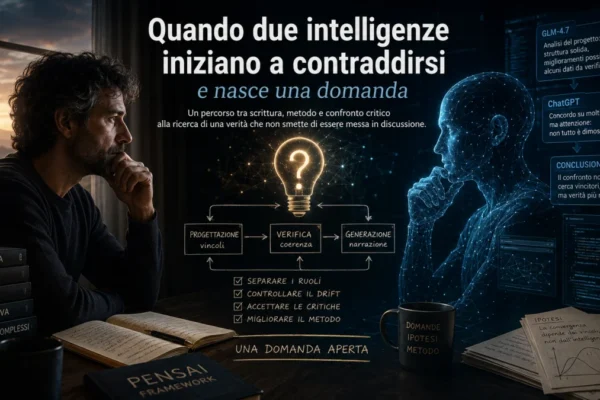 Quando due intelligenze iniziano a contraddirsi (e nasce una domanda)