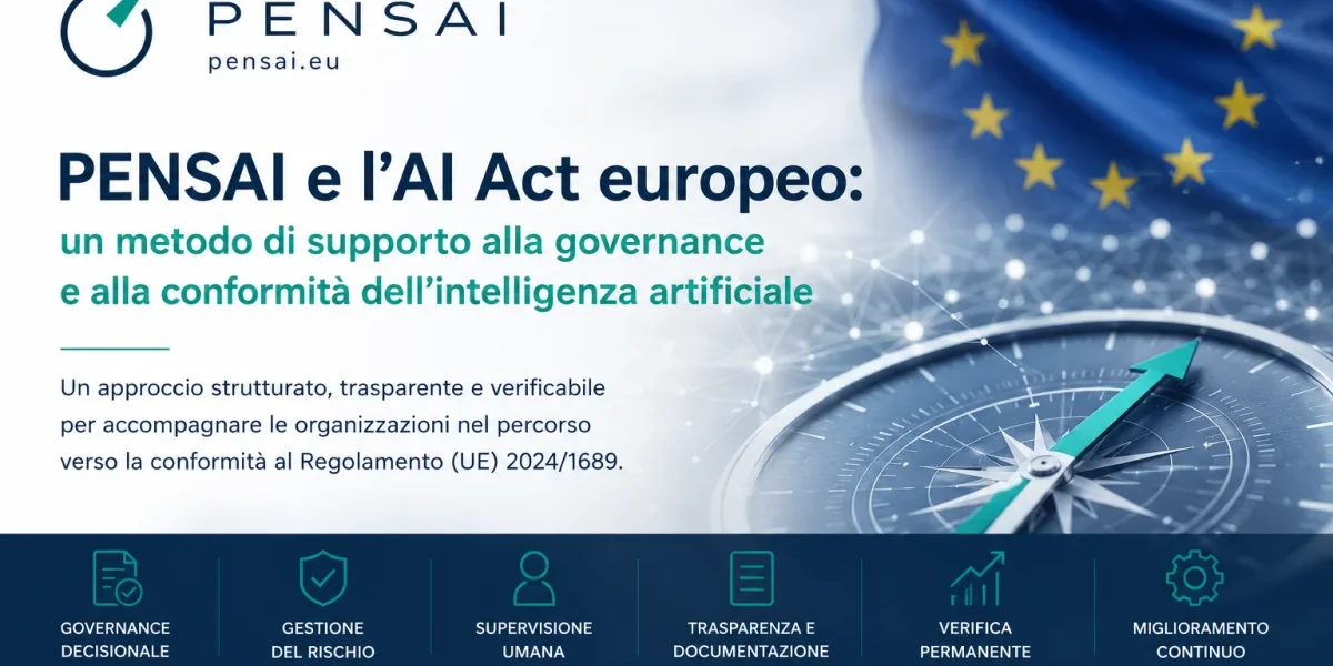 PENSAI e AI Act europeo: guida completa alla governance decisionale nel Regolamento (UE) 2024/1689
