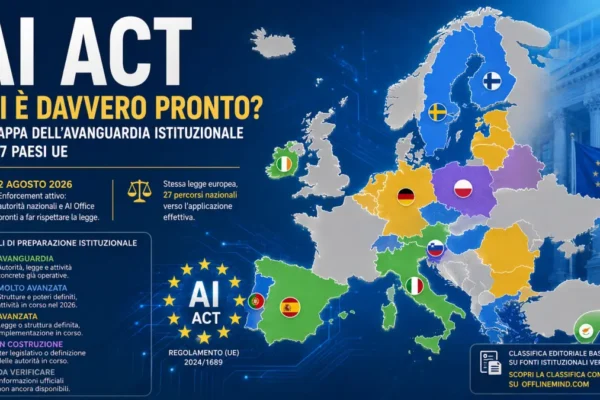 AI Act e avanguardia istituzionale nei Paesi UE nel 2026