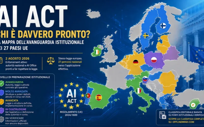 AI Act e avanguardia istituzionale nei Paesi UE nel 2026