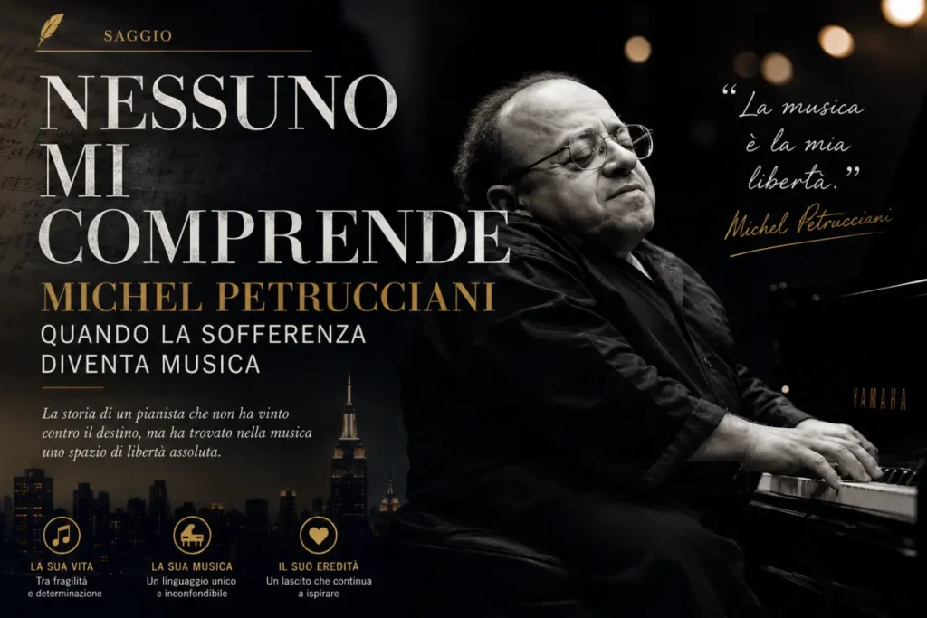 Michel Petrucciani al pianoforte, pianista jazz