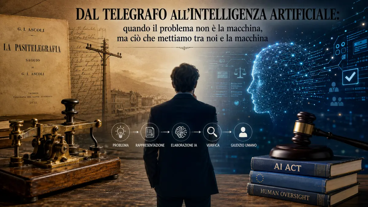 Pasitelegrafia di Ascoli e governance dell’intelligenza artificiale: dal telegrafo al giudizio umano
