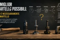 Progettare il miglior martello possibile sembra un problema semplice, ma porta a una domanda più profonda: stiamo davvero cercando un martello o il modo migliore per ottenere un determinato risultato? Attraverso PENSAI e ChatGPT come strumento esecutivo, il saggio esplora la progettazione agnostica, separando bisogno, funzione e soluzione.