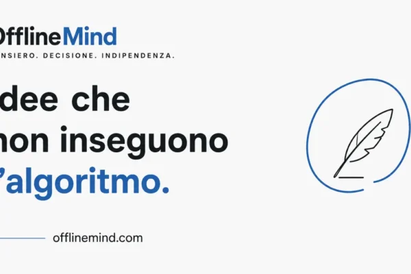 OfflineMind e il modello economico editoriale senza pubblicità