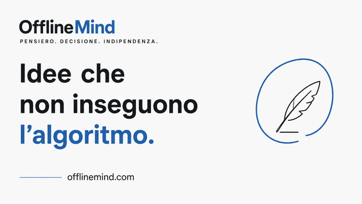 OfflineMind e il modello economico editoriale senza pubblicità
