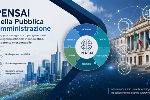 PENSAI nella Pubblica Amministrazione: governance dell’intelligenza artificiale, valutazione delle opzioni e responsabilità della decisione umana.