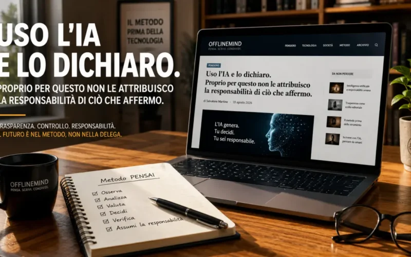 Uso dell'IA nella scrittura e responsabilità umana