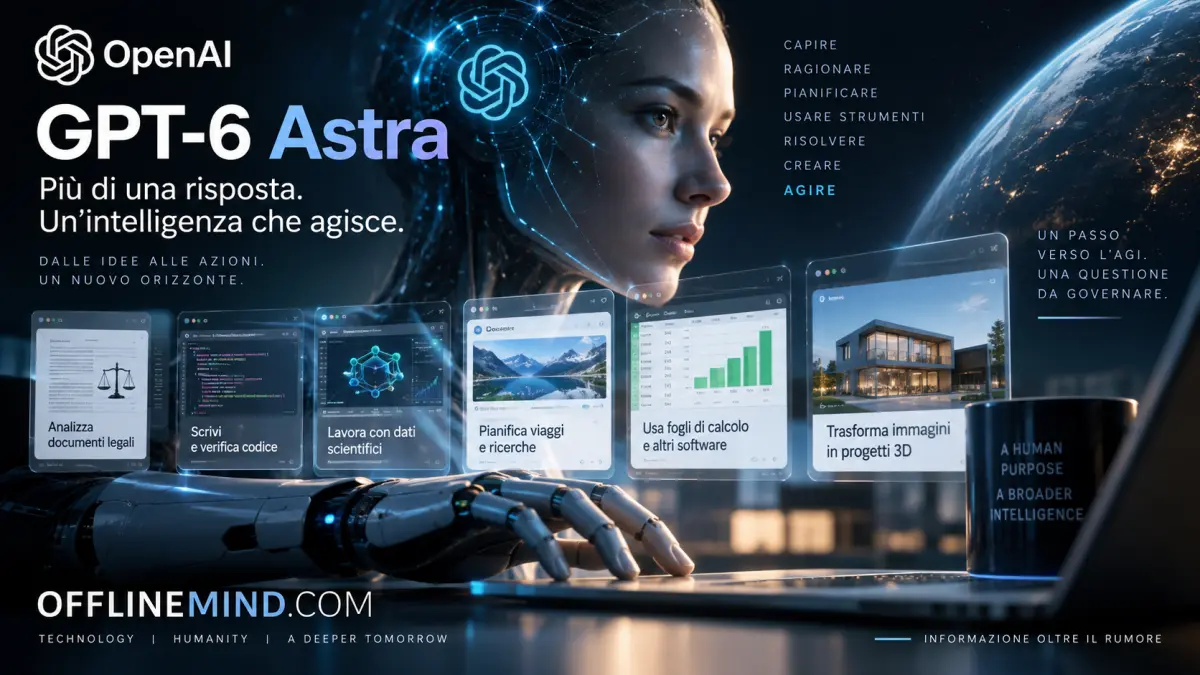 GPT-6 Astra e l’evoluzione dell’intelligenza artificiale verso sistemi AI agentici