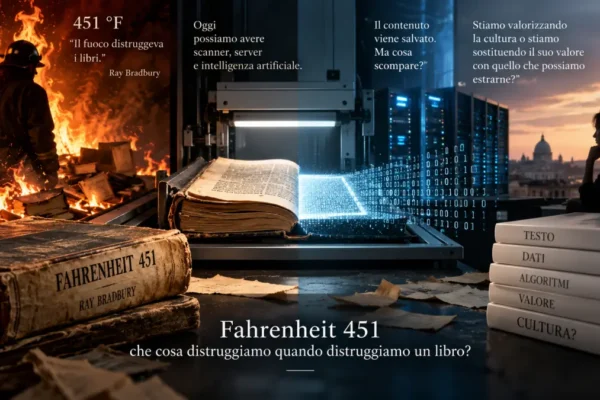 Fahrenheit 451, libro trasformato in dati attraverso scansione e intelligenza artificiale