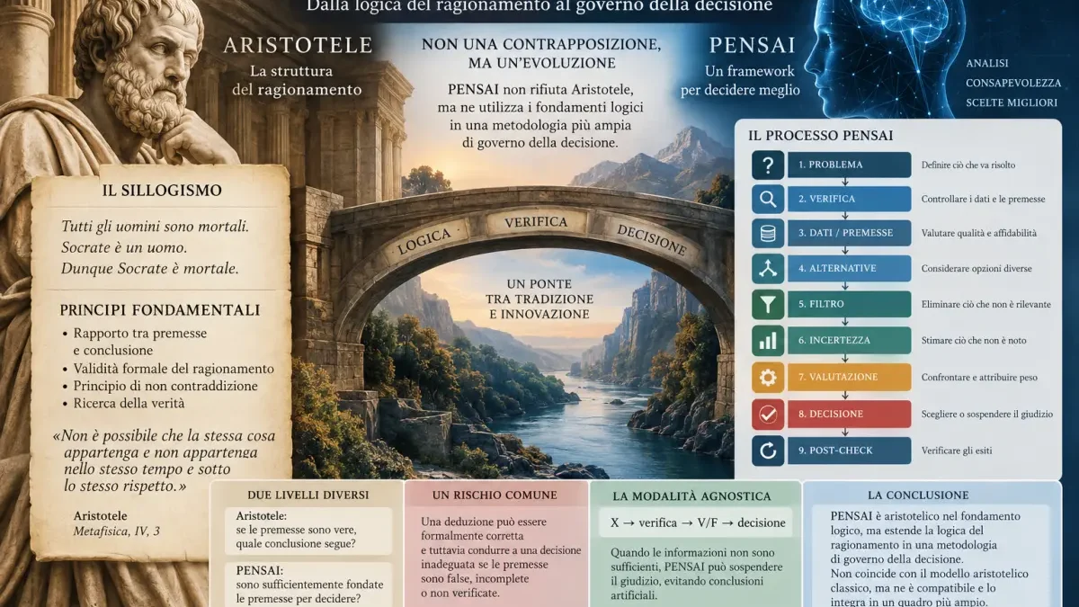 PENSAI e Aristotele: confronto tra logica aristotelica e metodologia decisionale PENSAI
