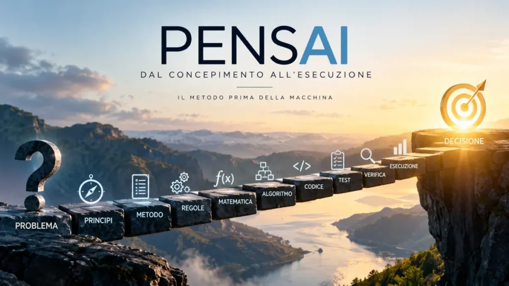 PENSAI, percorso dalla definizione del problema alla decisione attraverso metodo, matematica e verifica