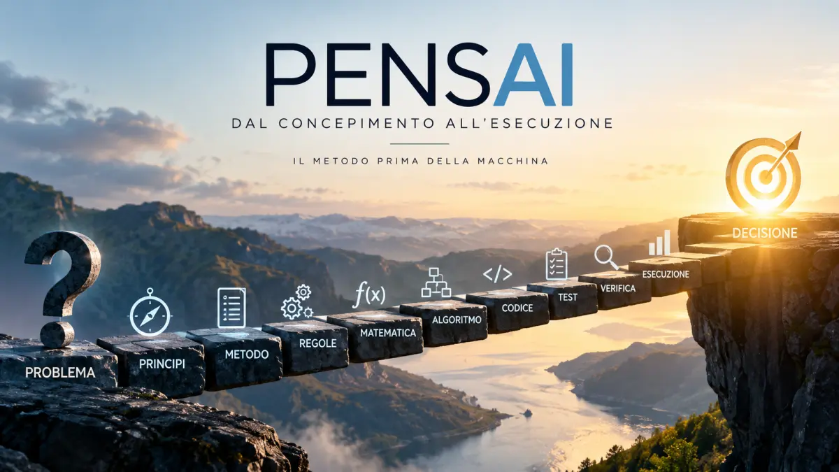 PENSAI, percorso dalla definizione del problema alla decisione attraverso metodo, matematica e verifica