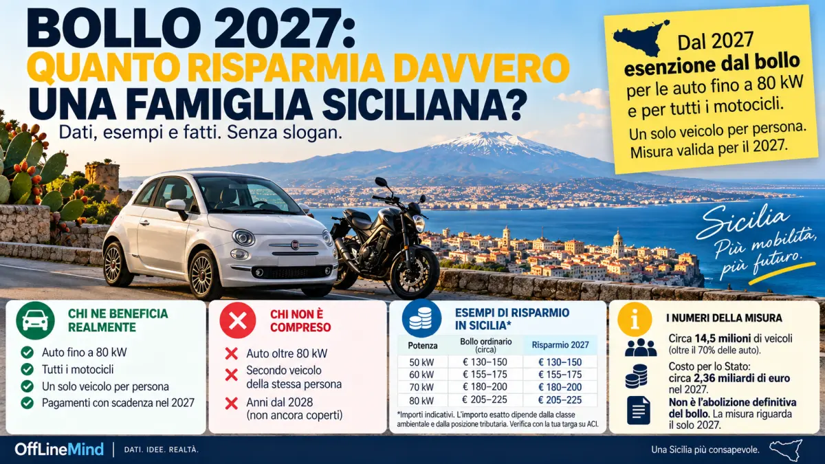 Bollo auto, Sicilia, Fisco, Mobilità