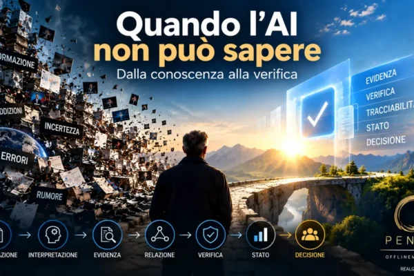 PENSAI Verification Kernel, percorso dalla conoscenza alla verifica dell’intelligenza artificiale