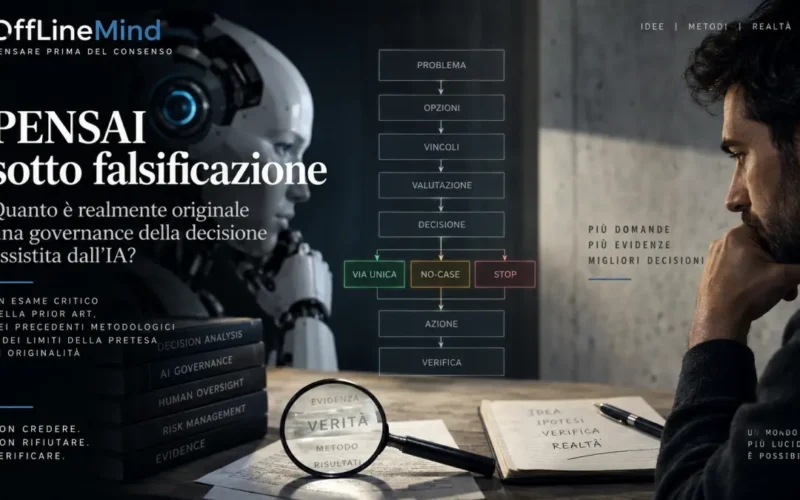 PENSAI sotto falsificazione: analisi critica della governance della decisione assistita dall’IA