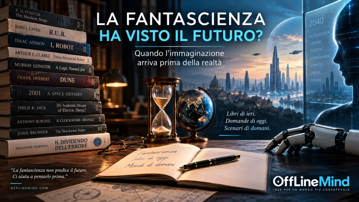 La fantascienza ha visto il futuro tra robot, libri e tecnologia
