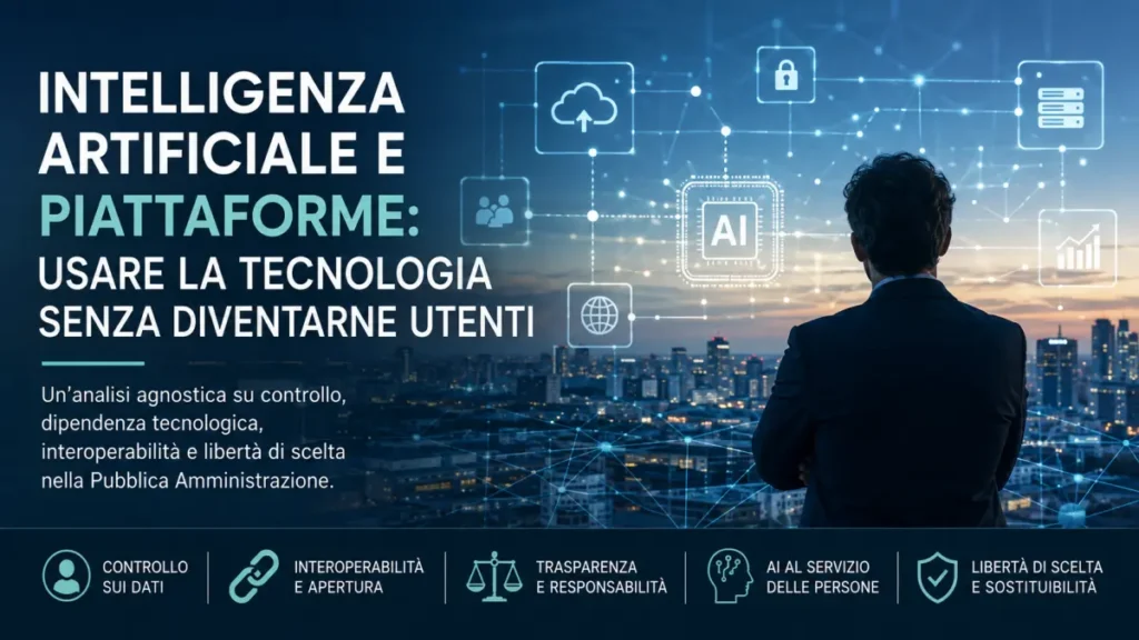 Intelligenza artificiale e piattaforme digitali nella Pubblica Amministrazione