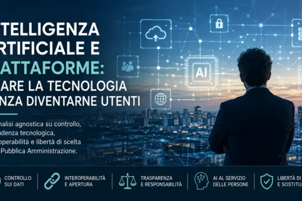 Intelligenza artificiale e piattaforme digitali nella Pubblica Amministrazione