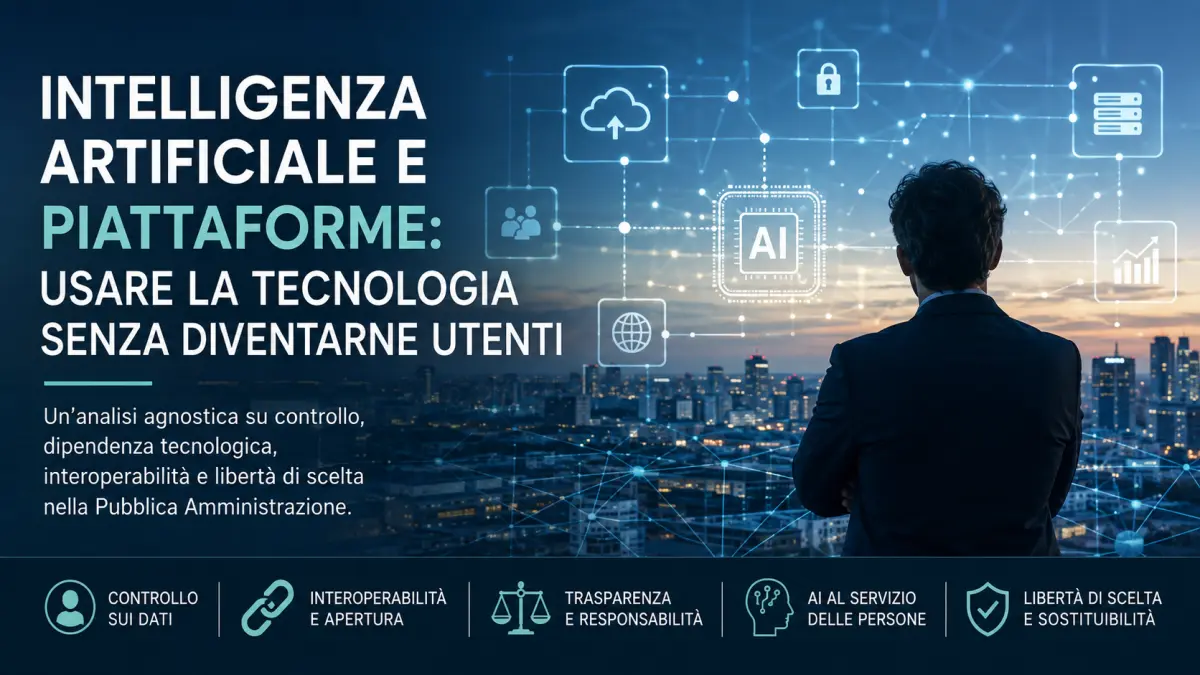 Intelligenza artificiale e piattaforme digitali nella Pubblica Amministrazione