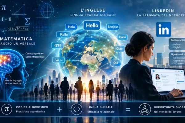 Matematica come linguaggio universale, inglese globale e networking su LinkedIn
