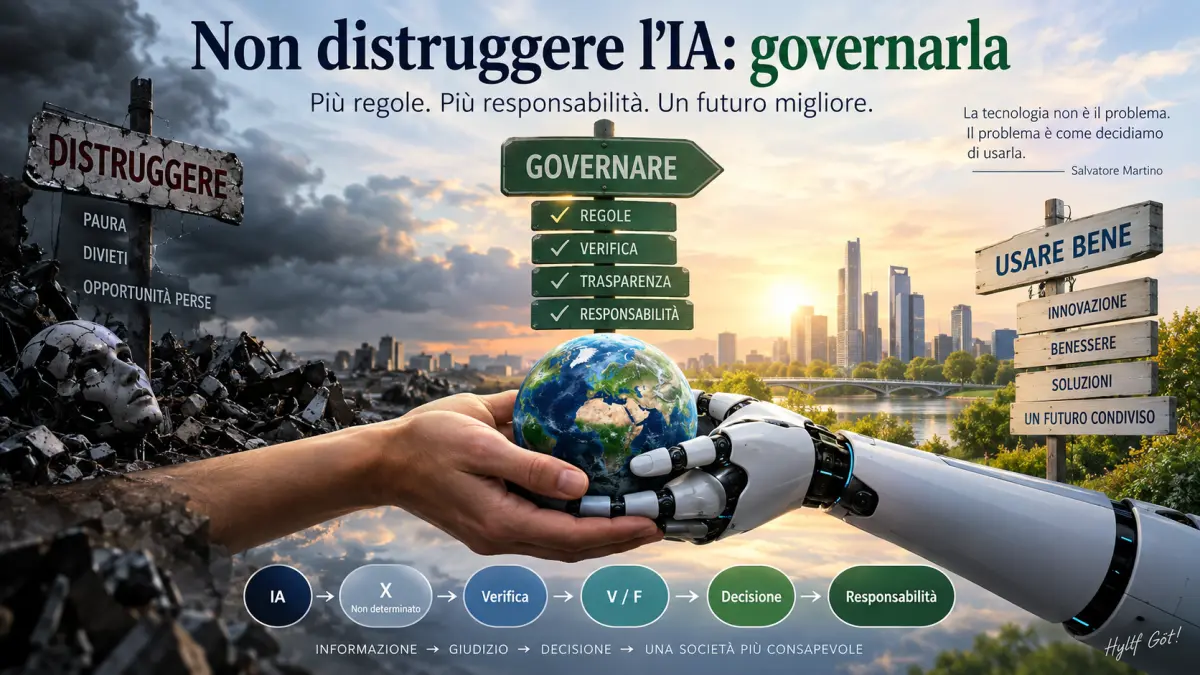 Governance dell’intelligenza artificiale tra distruzione, verifica, decisione e responsabilità