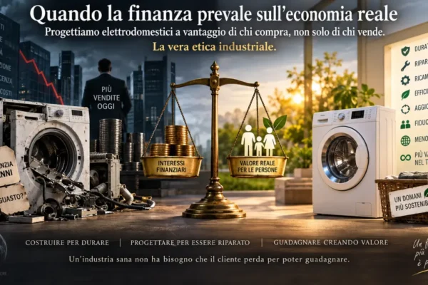 Finanza ed economia reale a confronto nella progettazione di elettrodomestici