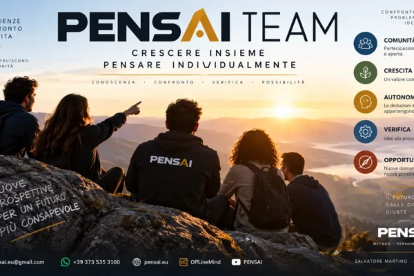 PENSAI TEAM, comunità di confronto e crescita individuale